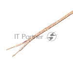 Акустический кабель Cablexpert CC-TC2x1,0-100M, прозрачный, 100 м, на катушке