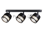 Светильник Ambrella light TN71168/3 BK черный GX53/3 400*100*125