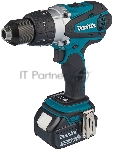 Дрель-шуруповерт Makita DHP458RFE, 18 В, 3 Ач, 91 Нм, щеточный, ударный, вид 18