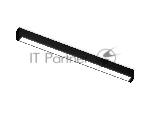Светильник светодиодный трековый для шинопровода Magnetic Ambrella light GL1670 BK черный IP20 18W 4200K 220V 120° 452*25*42 (Без ПДУ)