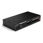 Коммутатор Dahua DH-SF1006LP, 6×100 Мбит/с, неуправляемый