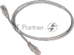 Патч-корд LANMASTER TWT UTP cat.5e, с заливными колпачками, 15 м, серый