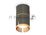 Светильник Ambrella Light XS7403081 DCH/PYG черный хром/золото желтое полированное MR16 GU5.3 (C7403, A2072, C7403, N7034)