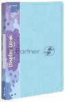 Папка с 20 прозрачными вкладками Бюрократ Pastel PAST20BLUE A4, пластик, 0.5мм, торцевой карман с бумажной вставкой, голубой