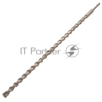 Бур по бетону Denzel двойная спираль, Cobalt W-tip, 20x600 мм, SDS PLUS