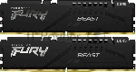 Оперативная память Kingston Fury Beast Black, DDR5, 64GB (2x32GB), 5200 MHz, CL40, с радиатором, чёрный