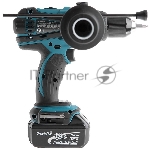 Дрель-шуруповерт Makita DHP458RFE, 18 В, 3 Ач, 91 Нм, щеточный, ударный, вид 16