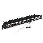 Патч-панель ExeGate EPP3-19-24-8P8C-110D-STP90 (19", STP, 24 port, cat.6, KRONE&110(dual IDC), 90 градусов, 1U, RoHS, с кабельным органайзером, Black, RTL)