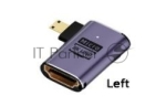 Переходник micro HDMI на HDMI влево