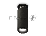 Светильник Ambrella Light XS6302201 SBK/PBK черный песок/черный полированный MR16 GU5.3 (N6902, C6302, A2061, N6121)
