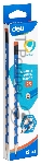 Карандаш чернографитный Deli EC016-2B U-Touch 2B, трехгранный, (12шт) ластик, вид 11