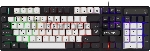 Клавиатура проводная Defender Dark Knight R GK-077, USB, черный/белый