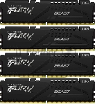 Оперативная память Kingston Fury Beast, DDR5, 128Gb (4x32Gb), 5200MHz, CL40, DIMM, радиатор, черный