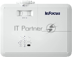 Проектор InFocus IN0028SL DLP, 4000 lm, FullHD, 30 000:1, 1.471.62:1, 2xHDMI 1.4, VGA in/out, S-Video, 3.5мм in/out, USB-A, RS-232, лампа 15 000ч.(ECO mode), 10W, 27дБ, 2,6 кг, БЕЛЫЙ, вид 11