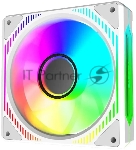 Вентилятор для корпуса Alseye Mirror-W-P белый, 120 мм, 2000 об/мин, 35.2 дБ, 4 pin