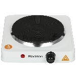 Плита настольная электрическая Blackton Bt HP113W белый, 1 кВт, ТЭН, конфорки - 1, эмаль, поворотные переключатели