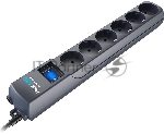 Сетевой фильтр Pilot S Max (5 euros + 1GP), 15A/3.5kVA, automatic, 10 m, graphite, вид 9