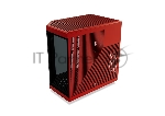 Корпус без блока питания Case HYTE Y70 Touch Infinite, Midi-Tower, TG, LCD, no fans, 2xUSB-A 3.2, 1xUSB Type-C, E-ATX, ATX, mATX, mITX Black Cherry