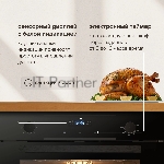 Духовой шкаф Электрический Rondell REO 6471 BG черный, вид 22