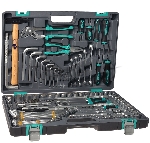 Набор инструментов Stels 141071/2'' 3/8'' 1/4'' CrV пластиковый кейс 142 предм.