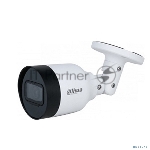 Уличная цилиндрическая IP-видеокамера DAHUA DH-IPC-HFW1839TCP-A-IL-0360B-S6 SmartDualLight 8Мп, 1/2.7” CMOS, объектив 3.6мм, обнаружение людей, микрофон, ИК 30м, LED 30м, IP67, металл/пластик