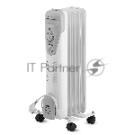 Обогреватель масляный Vitek VT-1707 W (5 секций) белый, 1000 Вт, 10 м2, термостат