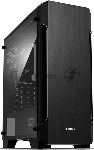 Компьютерный корпус MidiTower Zalman S3 TEMPERED GLASS WINDOW black