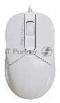 Мышь проводная A4Tech Fstyler FM12 белый, 1200 dpi, USB, кнопки - 3