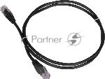 Патч-корд LANMASTER TWT UTP cat.5e, с заливными колпачками, 20.0 м, черный