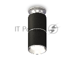 Светильник Ambrella Light XS6302220 SBK/PSL черный песок/серебро полированное MR16 GU5.3 (N6903, C6302, A2060, N6104)
