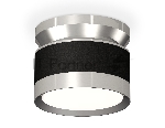 Светильник Ambrella Light XS8102055 SBK/PSL черный песок/серебро полированное GX53 (N8904, C8102, N8118)