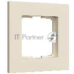 Рамка на 1 пост Slab (айвори софт) W0012962
