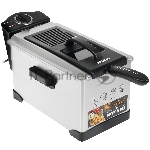 Фритюрница Centek CT-1431 серебристый, 1800 Вт, 3.5 л, 1 кг, антипригарное покрытие