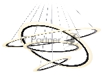 Светильник Ambrella light FA4365/4 BK черный 235W 3000K/4200K/6400K D1000*870 (ПДУ РАДИО 2.4G)