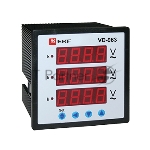 Вольтметр цифровой VD-963 на панель 96х96 трехфазный EKF vd-963