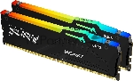 Оперативная память Kingston Fury BeastRGB, DDR5, 64GB (2x32GB), 5600 MHz, CL40, с радиатором, RGB, черный, вид 12