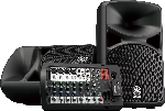 Система звукоусиления Yamaha STAGEPAS400BT портативная, 400 Вт, 2 х 8"+1", 8-канальный микшер (4 моно/линейных входа + 4 моно/2 стерео линейных входа), Входы Hi-Z (с высоким сопротивлением), Bluetooth