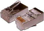 Коннектор медный LANMASTER TWT-PL45/S-8P8C RJ45 cat.5e серебристый