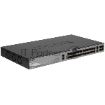 Коммутатор D-Link DGS-3130-30S/B1A, 24×1 Гбит/с SFP + 4×10 Гбит/с SFP+ + 2×10 Гбит/с Combo, управляемый, вид 10