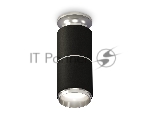 Светильник Ambrella Light XS6302221 SBK/PSL черный песок/серебро полированное MR16 GU5.3 (N6903, C6302, A2060, N6122)