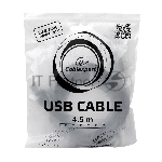Кабель Gembird PRO USB 2.0 удлинительный 4.5м AM/AF позол. контакты, пакет