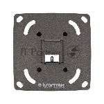 Кронштейн для LED/LCD телевизоров Kromax OPTIMA-100 черный. 10"-28", max 25 кг, настенный, 0 ст свободы, 23.5 мм, max VESA 100x100 мм