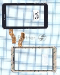Сенсорное стекло (тачскрин) 04-0700-0866 V1, черное