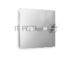 Лицевая панель ALFA (Серебро глянец) для розетки 2USB тип A+C QUANT AP4110