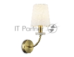 Настенный светильник Ambrella light LH75359 SB/WH бронза/белый E14 max 40W 140*205*350