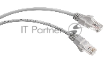 Шнур коммутационный Cabeus, cat.6a, неэкр., U/UTP, RJ45/RJ45, LSZH, AWG24, 1.5м, серый