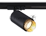 Трековый однофазный светильник Ambrella light GL5162 BK/GD черный/золото GU10 max 12W D60*190