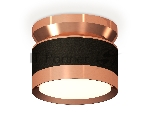 Светильник Ambrella Light XS8102065 SBK/PPG черный песок/золото розовое полированное GX53 (N8912, C8102, N8126)