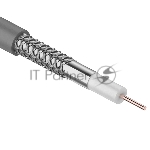 Кабель коаксиальный CAVEL SAT 703 ZH, Cu/Al/CuSn, 75%, 75 Ом, бухта 100 м, серый