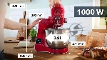 Кухонная машина Bosch MUM5X720 планетар.вращ. 1000Вт красный/серый, вид 10